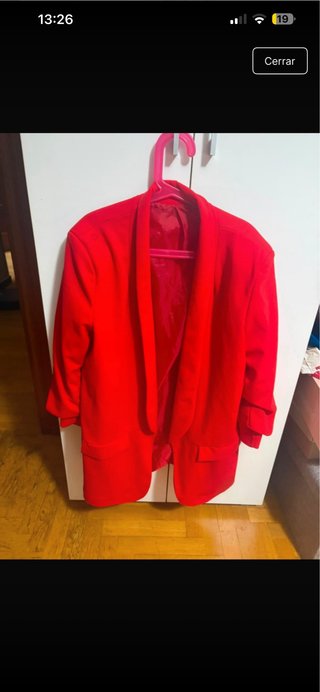 Blazer rojo elegante
