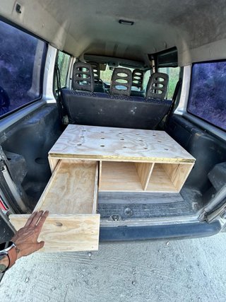 Mueble Camper Madera +colchón sofa cama incluido