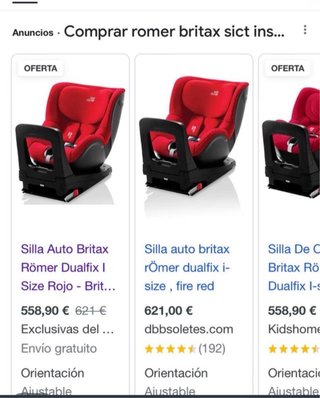 Silla coche Britax Römer buen estado. Gemelos