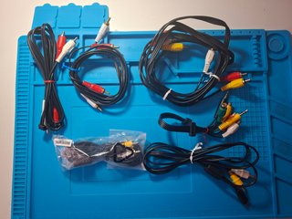 Lote de cables de audio y vídeo