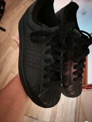 Adidas Superstar Talla 40 Negras Originales