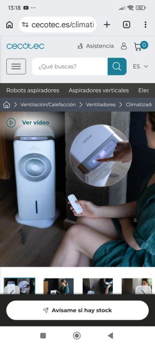 Ventilador Cecotec Energysilence 3500 Climatizador