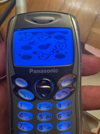 Teléfono Vintage Panasonic EB-GD55 Mini.