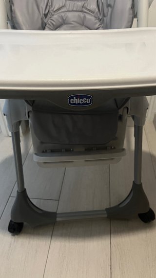 Trona Chicco plegable gris