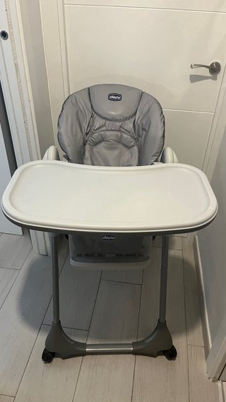 Trona Chicco plegable gris