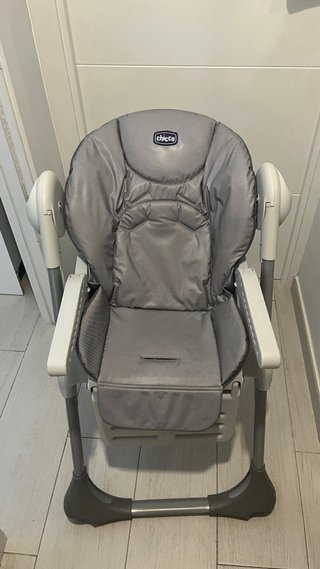 Trona Chicco plegable gris