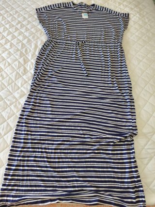 Vestido largo rayas Primark Talla M