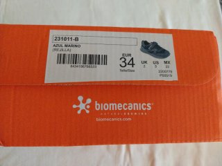 Zapatillas Biomecanics niño T.34