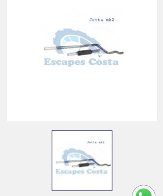 Línea de escape recta.