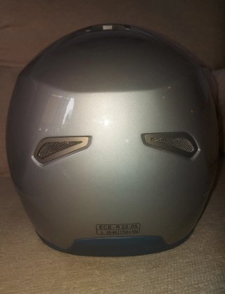 Casco Moto Modular NZI Gris Metalizado Talla L