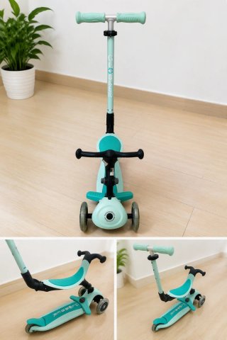 Patinete infantil Globber 3 ruedas convertible.