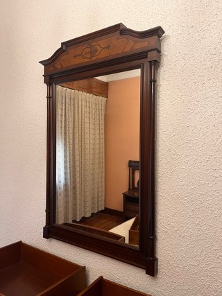 Espejo de pared madera estilo vintage