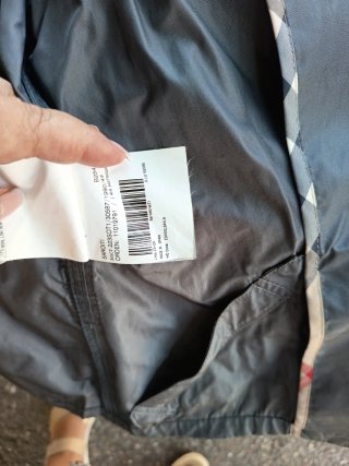 Trench Burberry Gris Talla XL