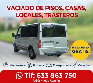 Vaciados y portes de pisos, casas, locales