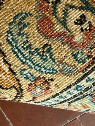 Tappeto Nain 192x122 cm iraniano certificato