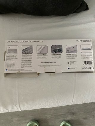 Teclado y Ratón Bluetooth Subblim Compacto