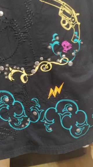 Vestido Rock Negro Mango