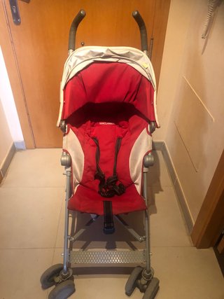 Carrito Maclaren Rojo + Protector Lluvia