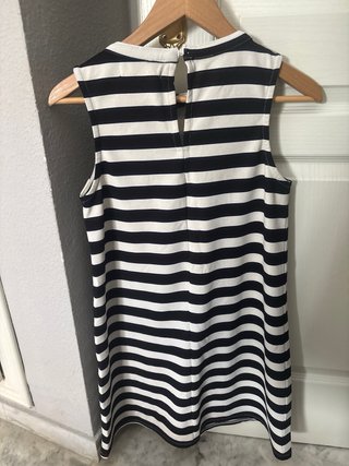 Vestido rayas blanco y negro