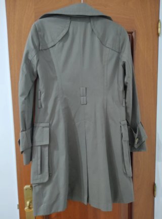 Gabardina Zara Basic Talla S