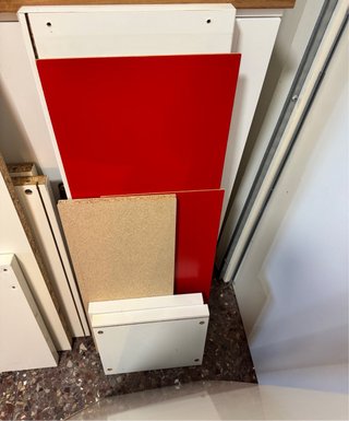 Cama y cabecero IKEA ODDA blanco