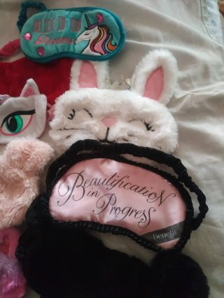 Lote antifaces dormir unicornio gato conejo