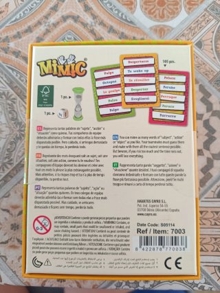 Juego Mimic nuevo sin abrir