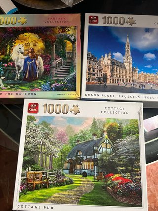 3 Puzzles King 1000 Piezas