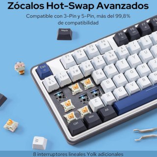 Teclado Mecánico Gaming USB-C RGB