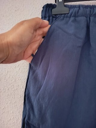 Pantalón ancho azul marino