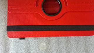 Funda Tablet 10" Roja Tipo Cuero