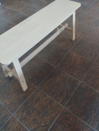 Mesa cocina con 2 sillas y banco