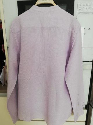 Camisa Salsa Jeans Lino Malva Talla L