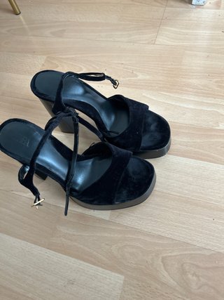 Sandalias Zara Tacón Plataforma