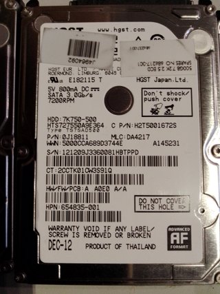 Disco Duro WD 500GB SATA