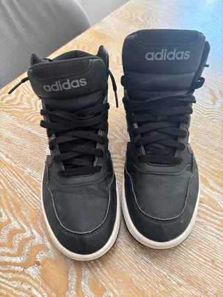Zapatillas Adidas Hoops Mid Negras Talla 4o