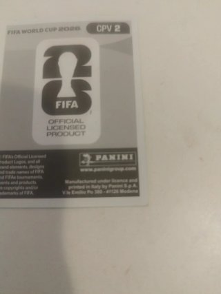 Cromo Vozinha Mundial 2026 Panini