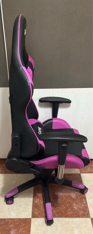 Silla Gaming Morado y Negro