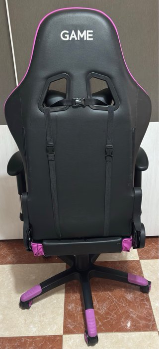 Silla Gaming Morado y Negro