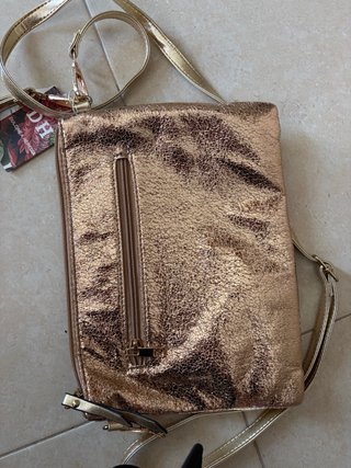 Bolso DH dorado acolchado