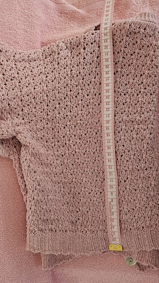 Cárdigan crop top de punto Algodón Nuevo