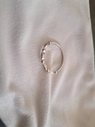 Conjunto de Anillos Plata de distintas tallas.