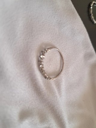 Conjunto de Anillos Plata de distintas tallas.