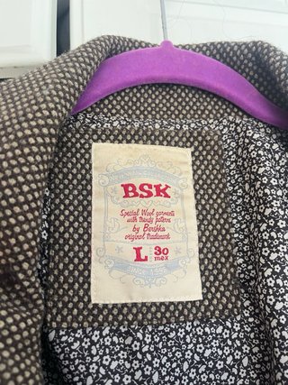 Abrigo invierno Bershka Marrón Talla L