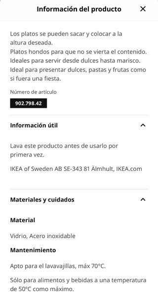 KVITTERA Frutero 3 pisos