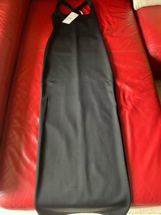 Vestido largo negro Zara talla S