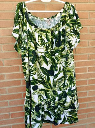 Vestido estampado t XXL, Nuevo.