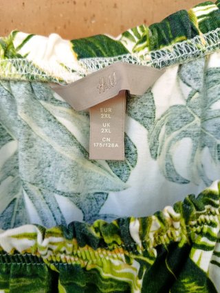 Vestido estampado t XXL, Nuevo.