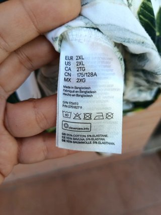 Vestido estampado t XXL, Nuevo.