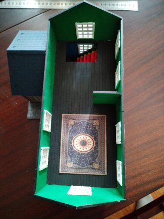 Escenografía casa para wargames